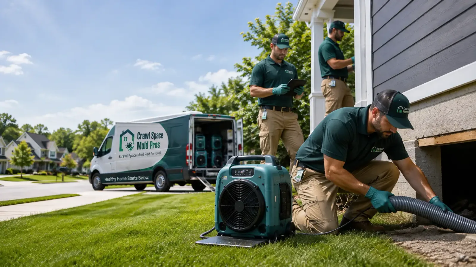 Crawl Space Mold Removal in Beallsville, PA
